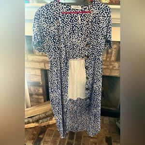 Angashion Button Up Dress 🔵